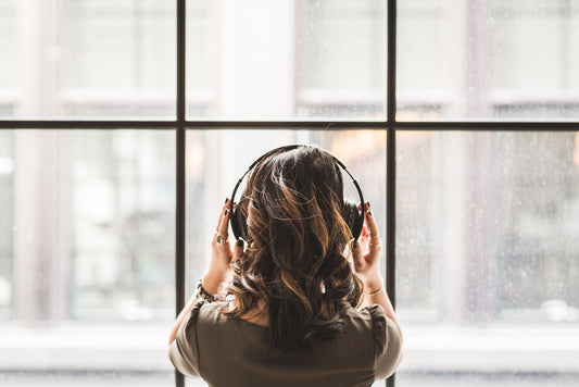 looking out window wearing headphones Say thanks by giving Matthew Henry credit Photo by Matthew Henry from Burst Looking Out Window Wearing Headphones Photo