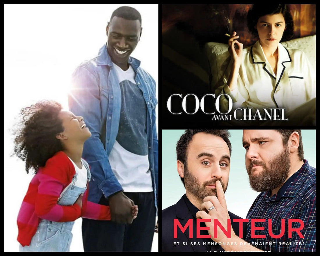 Poster of three French movies 