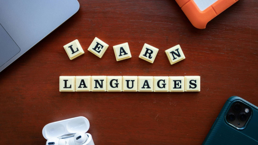 Learn Languages Text on Dice
