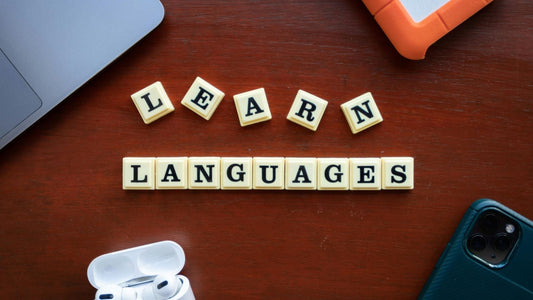Learn Languages Text on Dice
