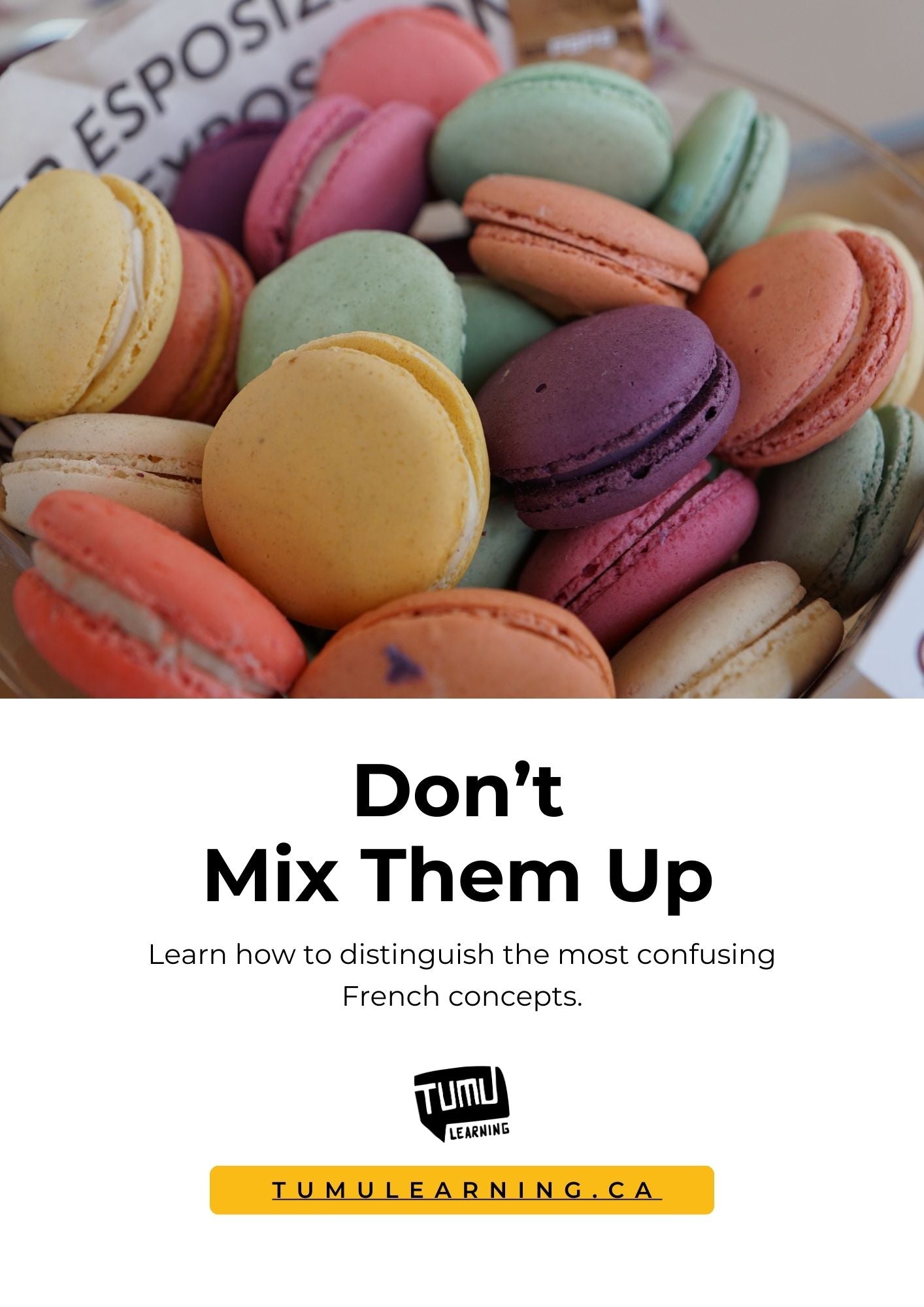 French macarons book cover