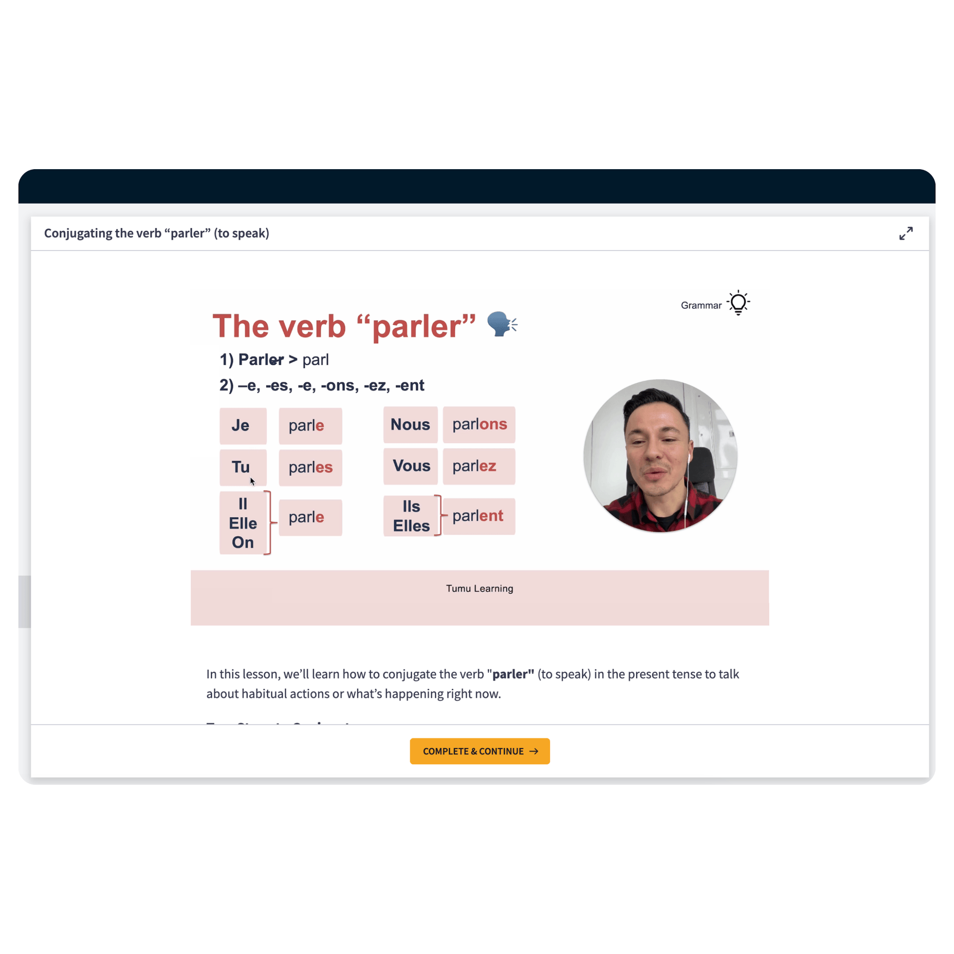TEF Canada French grammar video lesson